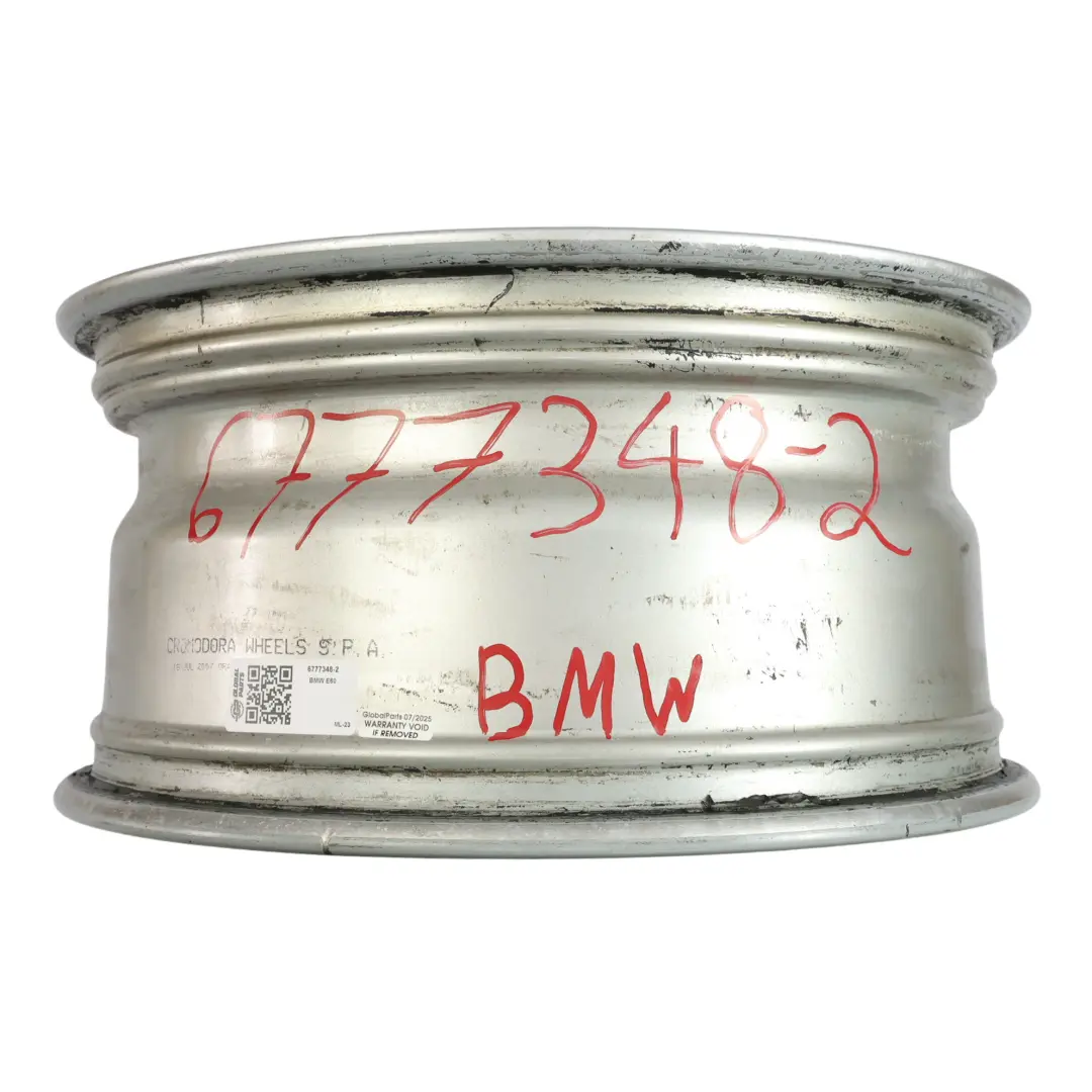 BMW E60 E61 Wheel Rim Alloy Silver 17" 8J ET:20 V-Spoke 245 - SKU 6777348-2 - Part number 6777348