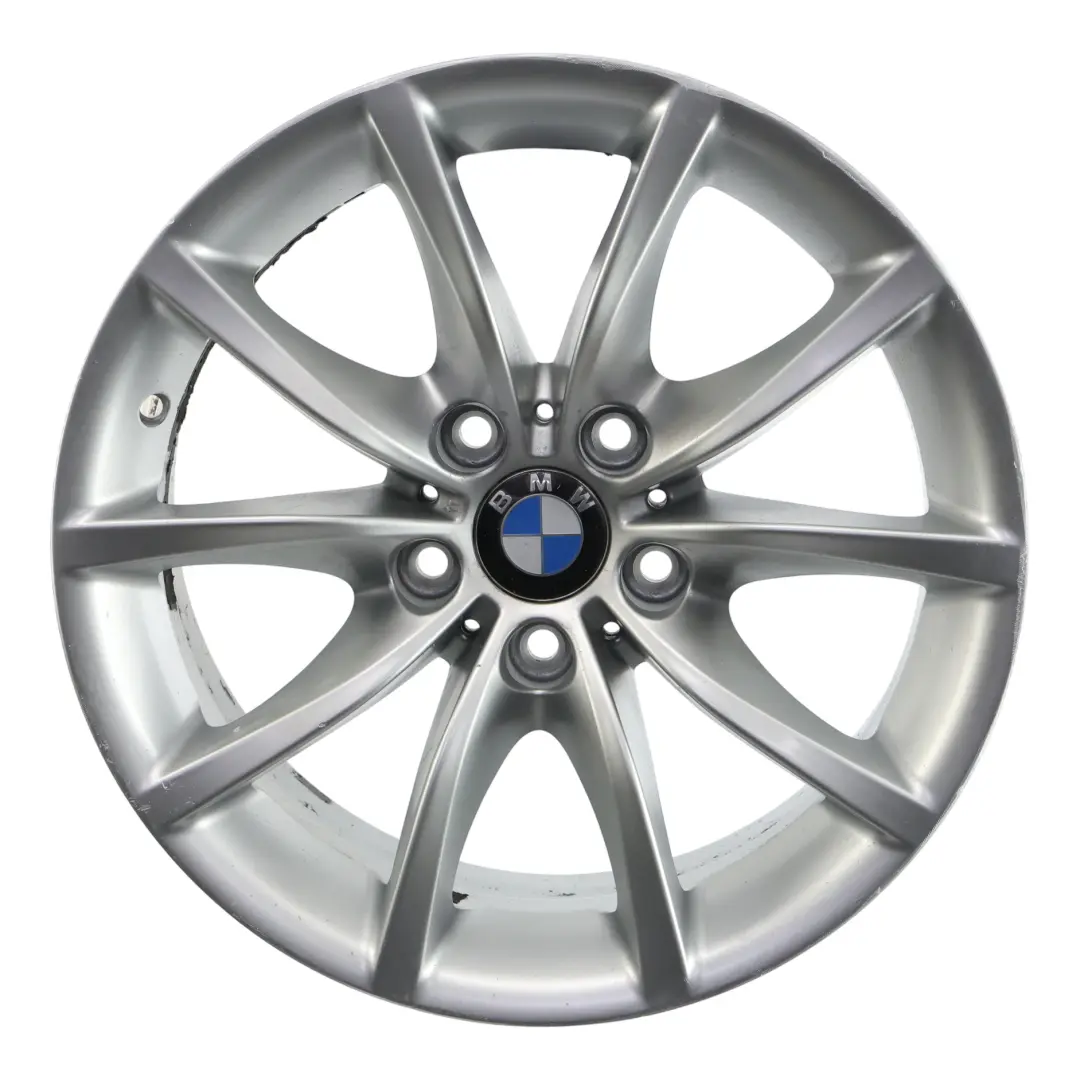Rim Alloy Silver 17" 8J ET:20 V-Spoke 245 to BMW E60 E61 Wheel with Part number 6777348 BMW E60 E61 Wheel Rim Alloy Silver 17" 8J ET:20 V-Spoke 245 - SKU 6777348-3 - Part number 6777348