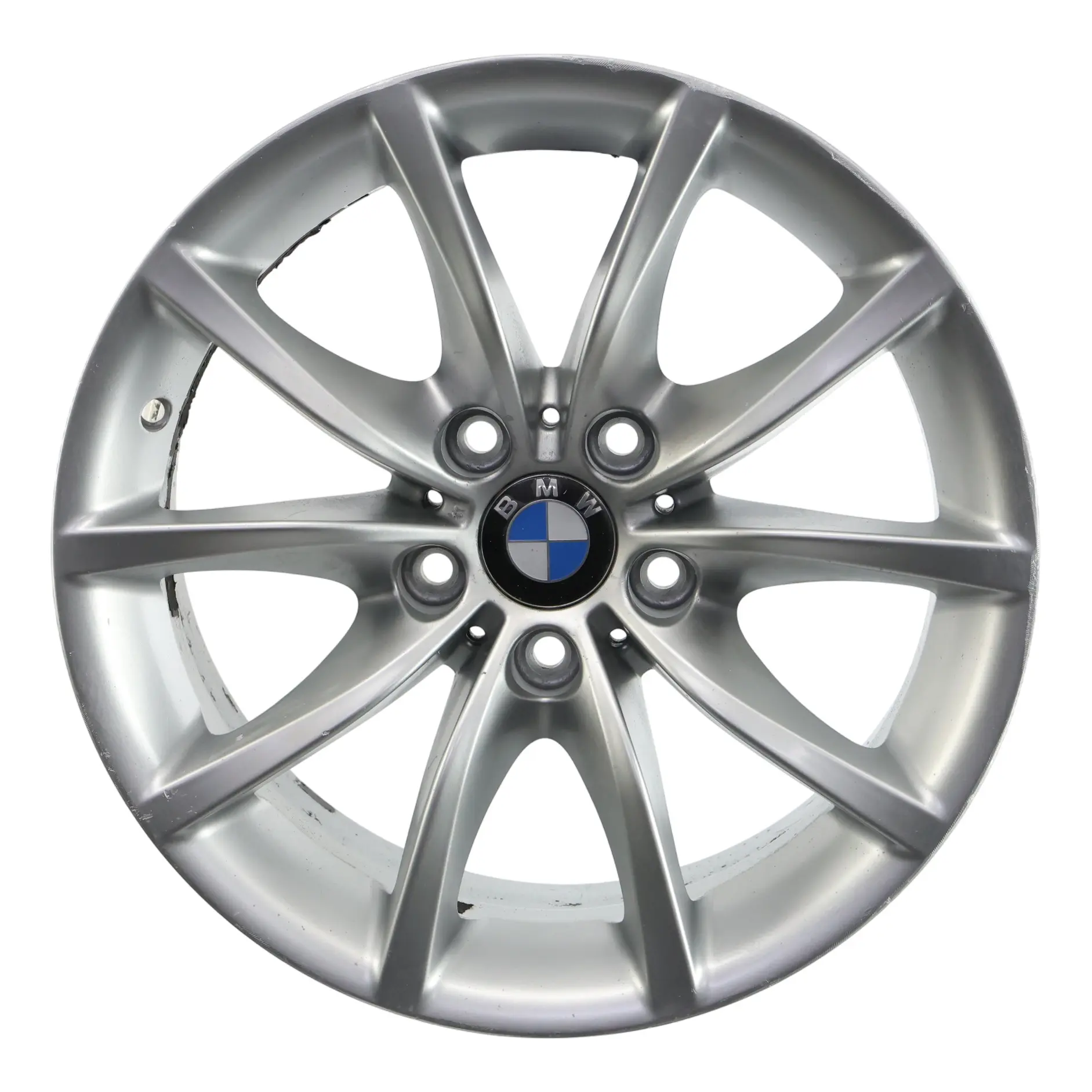 BMW E60 E61 Wheel Rim Alloy Silver 17" 8J ET:20 V-Spoke 245 6777348