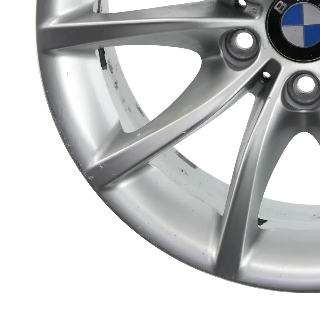 BMW E60 E61 Wheel Rim Alloy Silver 17" 8J ET:20 V-Spoke 245 - SKU 6777348-3 - Part number 6777348