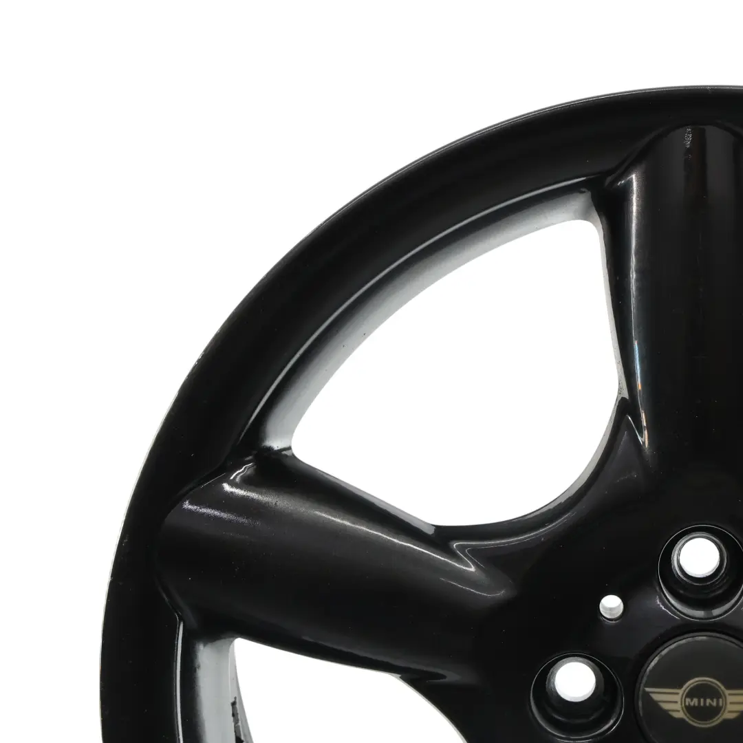 Mini Cooper One R50 R56 Jantes Alu Noir 7J 17" 5 Etoile Pace Spoke 110 - SKU 6777960-3 - Numéro de pièce 6777960