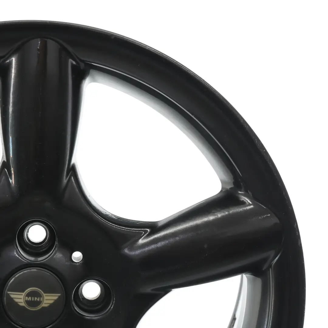 Mini Cooper One R50 R56 Alu Felge Schwarz 7J 17" 5 Star Pace Spoke 110 - SKU 6777960-3 - Teilenummer 6777960