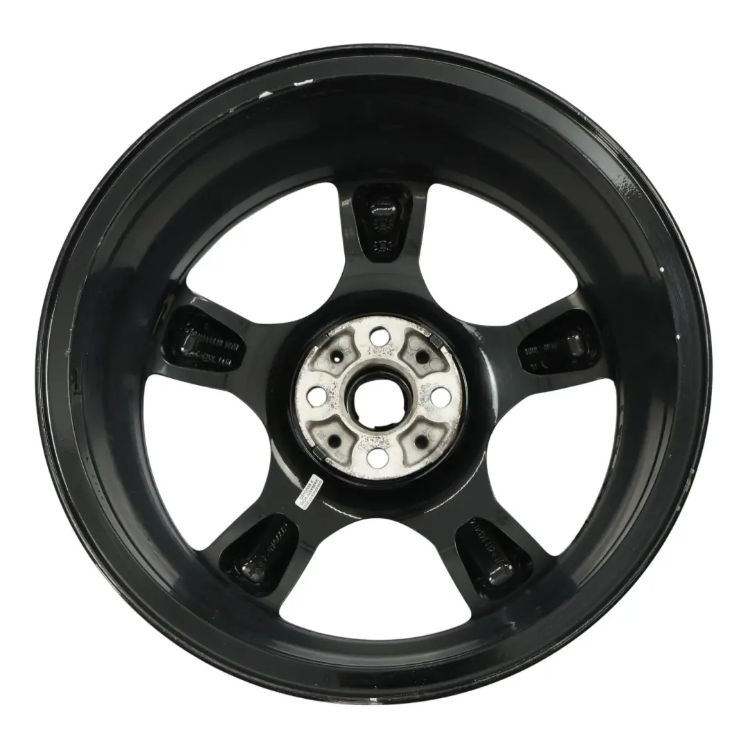 Mini Cooper One R50 R55 R56 Jante Alliage Noir 17" 7J Rayons 5 Étoiles Pace 110 - SKU 6777960-4 - Numéro de pièce 6777960