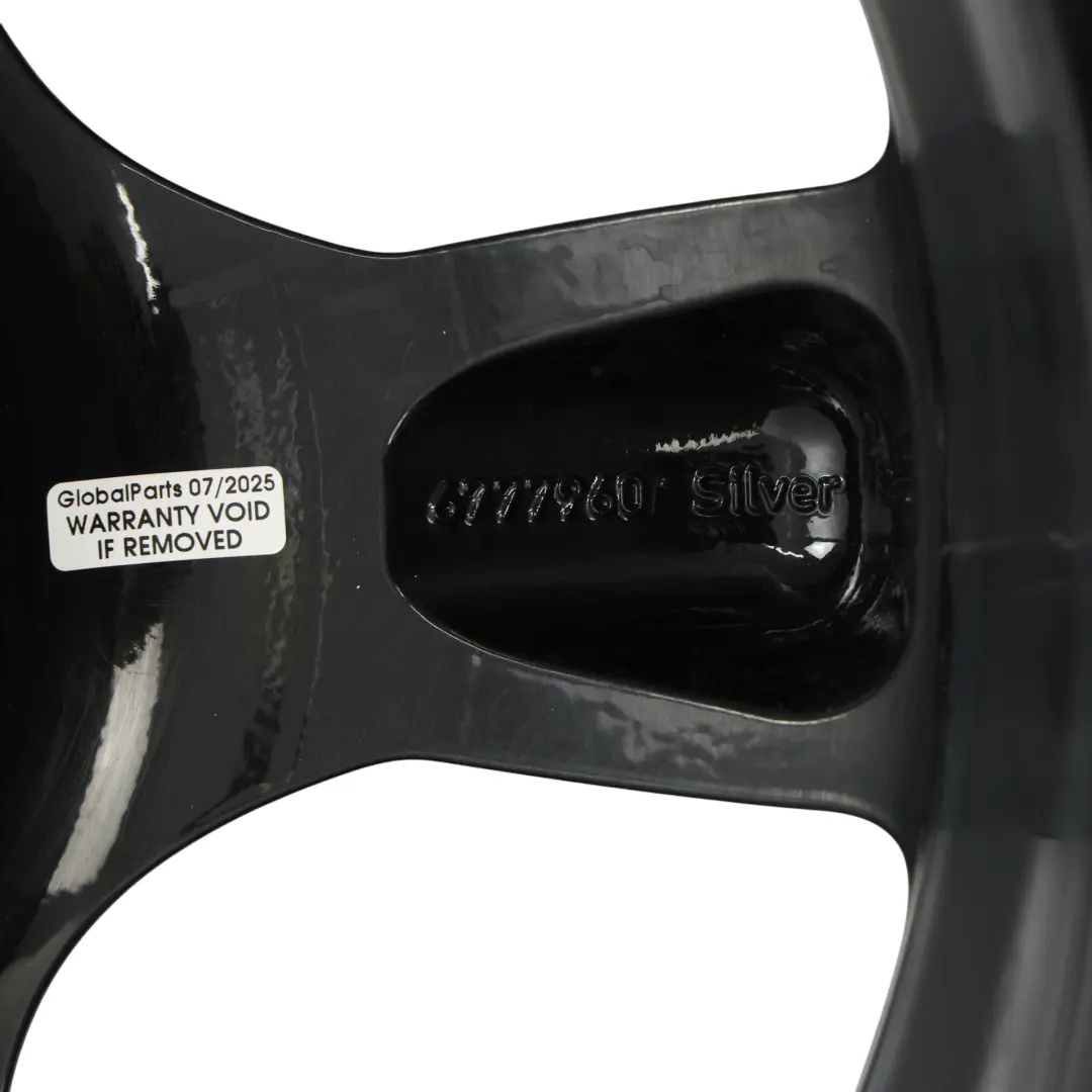 Mini Cooper One R50 R55 R56 Jante Alliage Noir 17" 7J Rayons 5 Étoiles Pace 110 - SKU 6777960-4 - Numéro de pièce 6777960