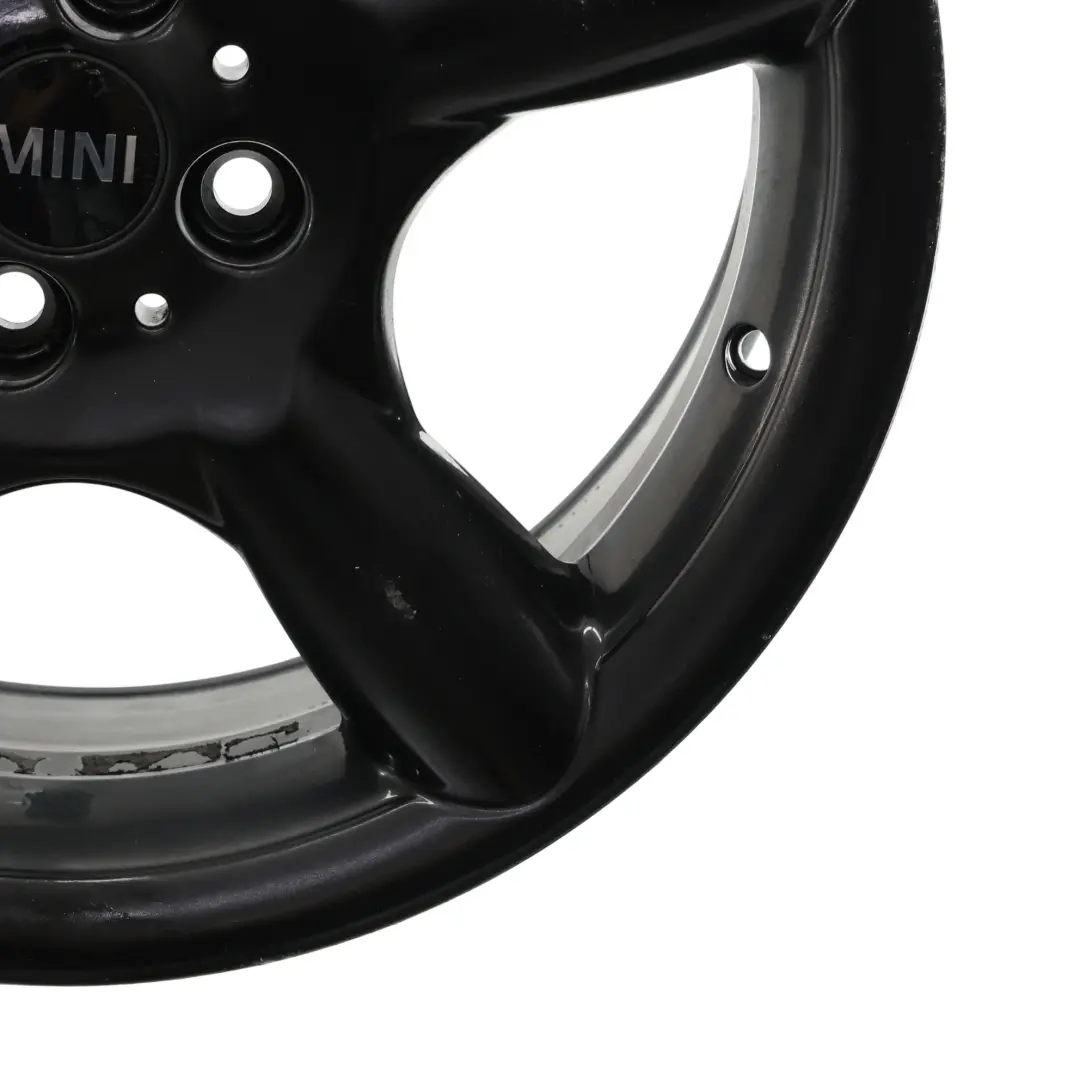 Rim Alloy Black 17" 7J 5 Star Pace Spoke 110 to Mini Cooper One R50 R55 R56 Wheel with Part number 6777960 Mini Cooper One R50 R55 R56 Wheel Rim Alloy Black 17" 7J 5 Star Pace Spoke 110 - SKU 6777960-4 - Part number 6777960
