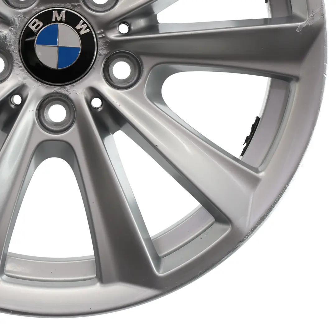 BMW F10 F11 F12 Silver Alloy Wheel Rim 17" V Spoke 236 8J ET:30 - SKU 6780720-2 - Part number 6780720