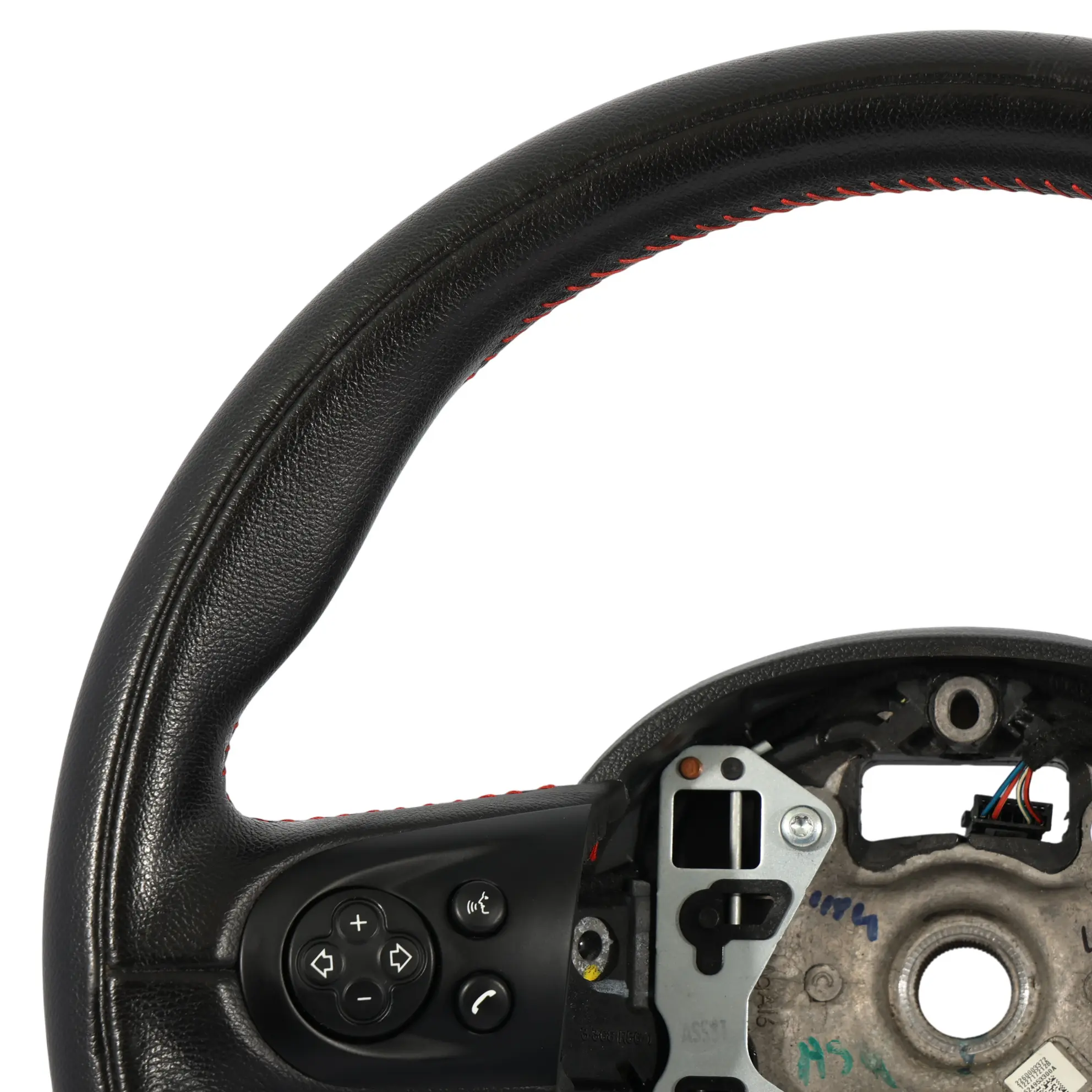  Mini Cooper R56 LCI R60 Black Leather Sports Multifunction Steering Wheel