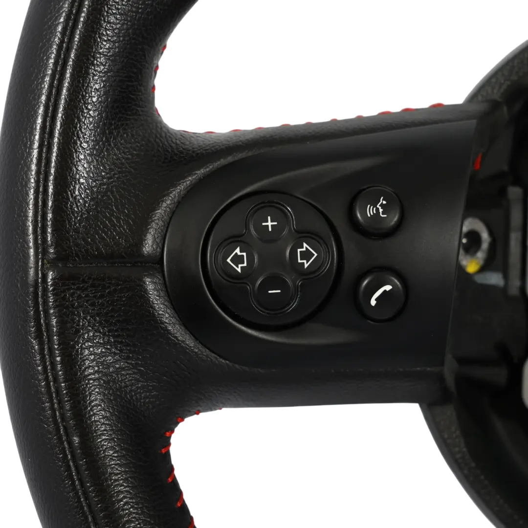 deportivo multifuncion De cuero negro para Mini Cooper R56 LCI R60 Volante con número de pieza 6782595 Mini Cooper R56 LCI R60 Volante deportivo multifuncion De cuero negro - SKU 6782595-6 - Número de pieza 6782595