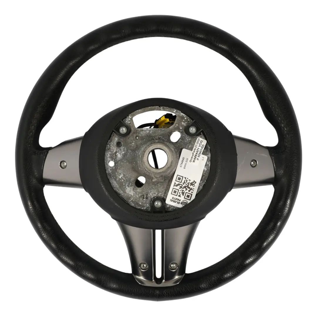 BMW Z4 E85 E86 Kierownica Sportowa Czarna Skóra Chrom Line - SKU 6784840 - Numer Części 6784840