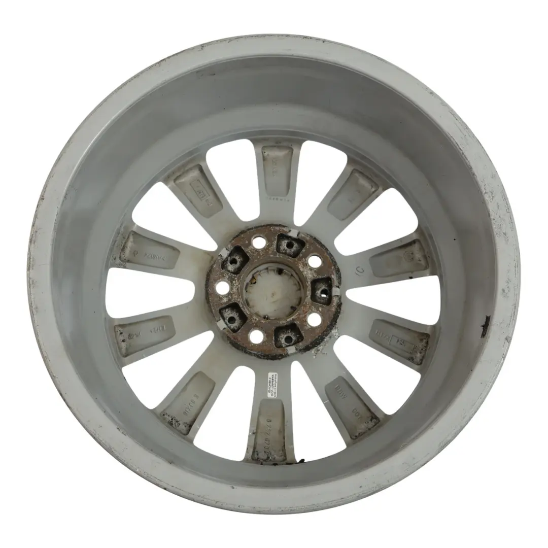 BMW F25 F26 Jante Alliage Argent 18" 8J ET:43 V Spoke 307 - SKU 6787578-1 - Numéro de pièce 6787578