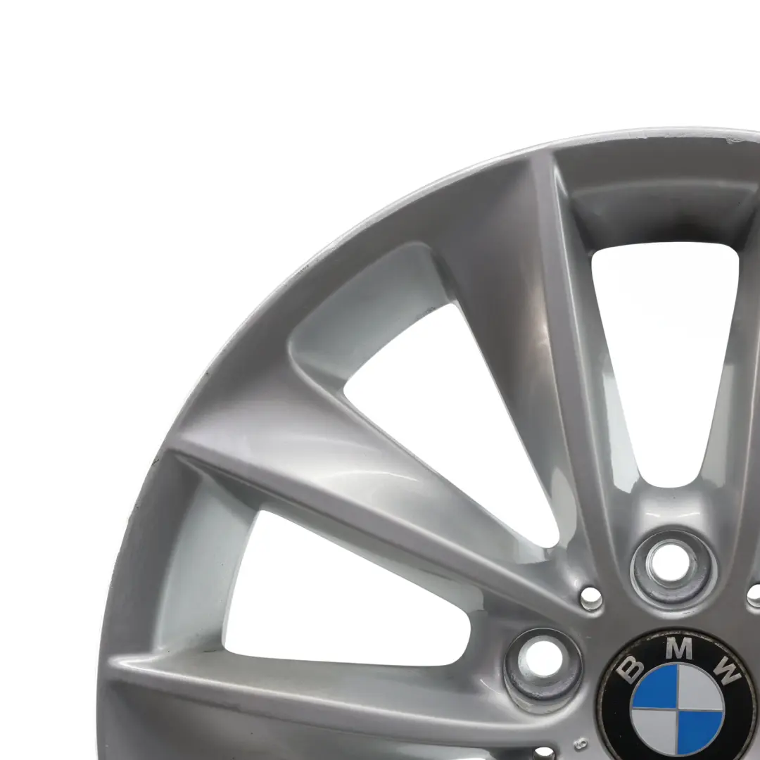 BMW F25 F26 Silberne Leichtmetallfelge 18" 8J ET:43 V Speiche 307 - SKU 6787578-1 - Teilenummer 6787578