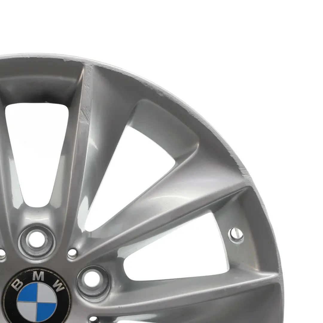 BMW F25 F26 Silberne Leichtmetallfelge 18" 8J ET:43 V Speiche 307 - SKU 6787578-1 - Teilenummer 6787578