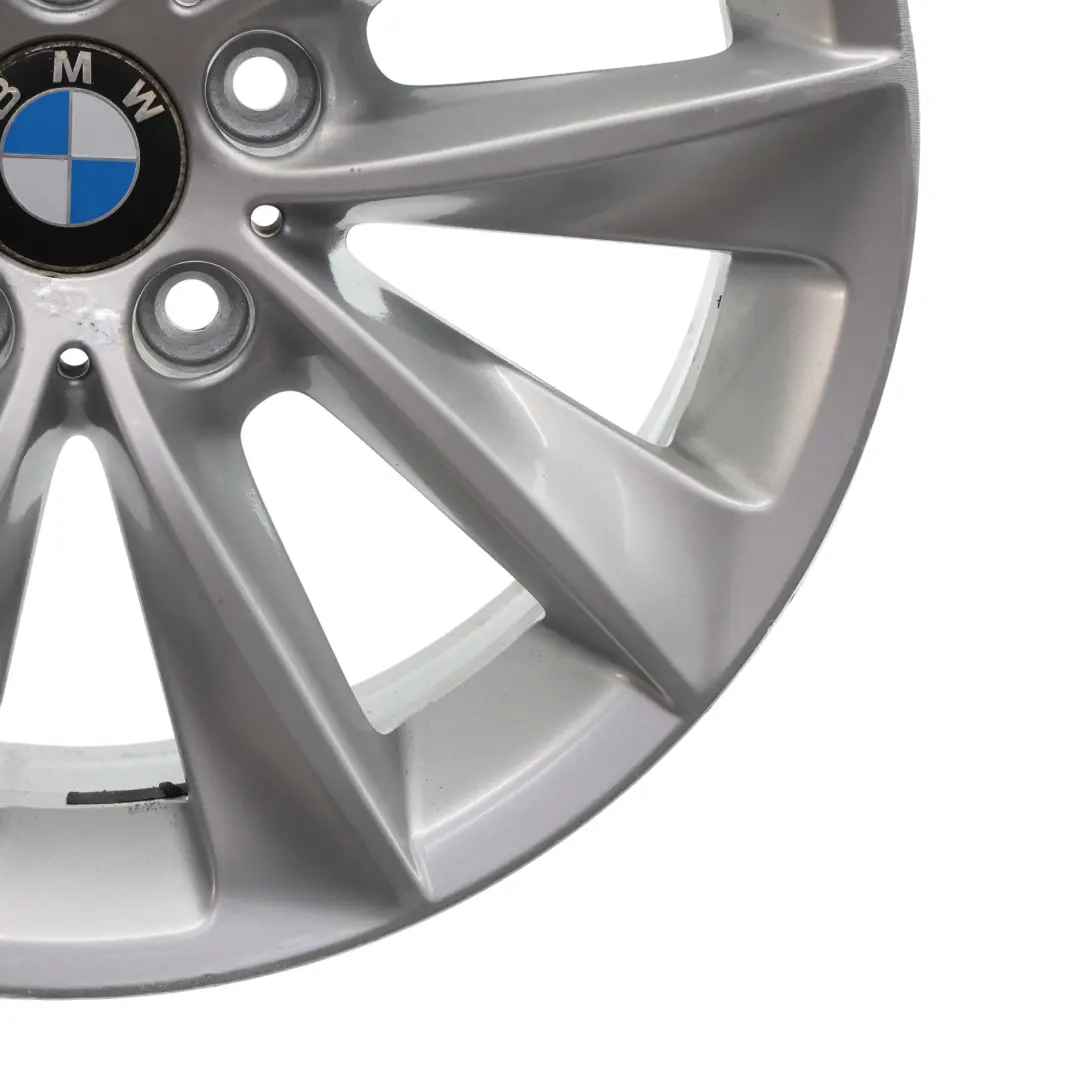 BMW F25 F26 Silberne Leichtmetallfelge 18" 8J ET:43 V Speiche 307 - SKU 6787578-1 - Teilenummer 6787578