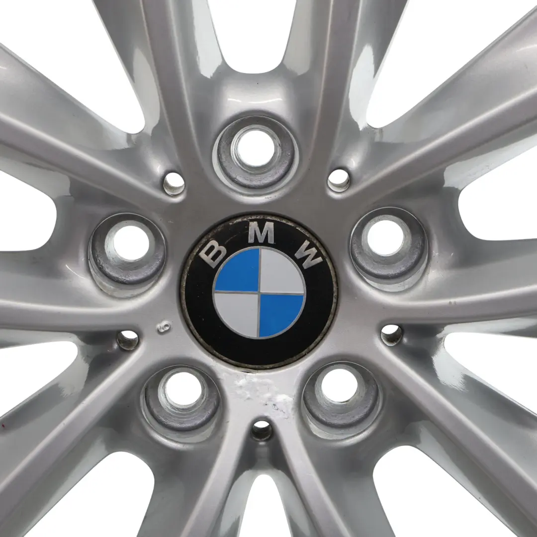 BMW F25 F26 Silberne Leichtmetallfelge 18" 8J ET:43 V Speiche 307 - SKU 6787578-1 - Teilenummer 6787578