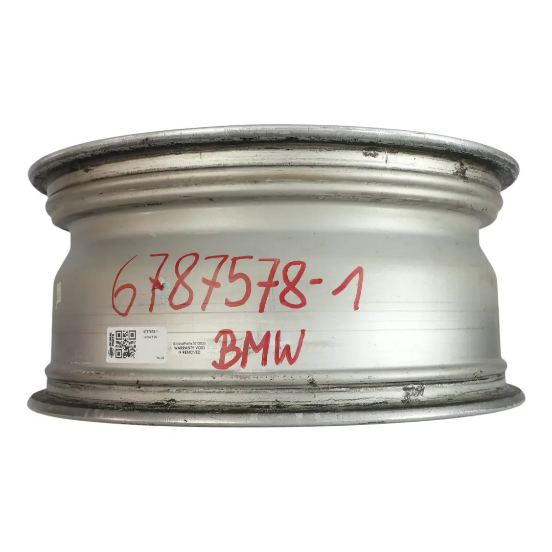 BMW F25 F26 Silberne Leichtmetallfelge 18" 8J ET:43 V Speiche 307 - SKU 6787578-1 - Teilenummer 6787578