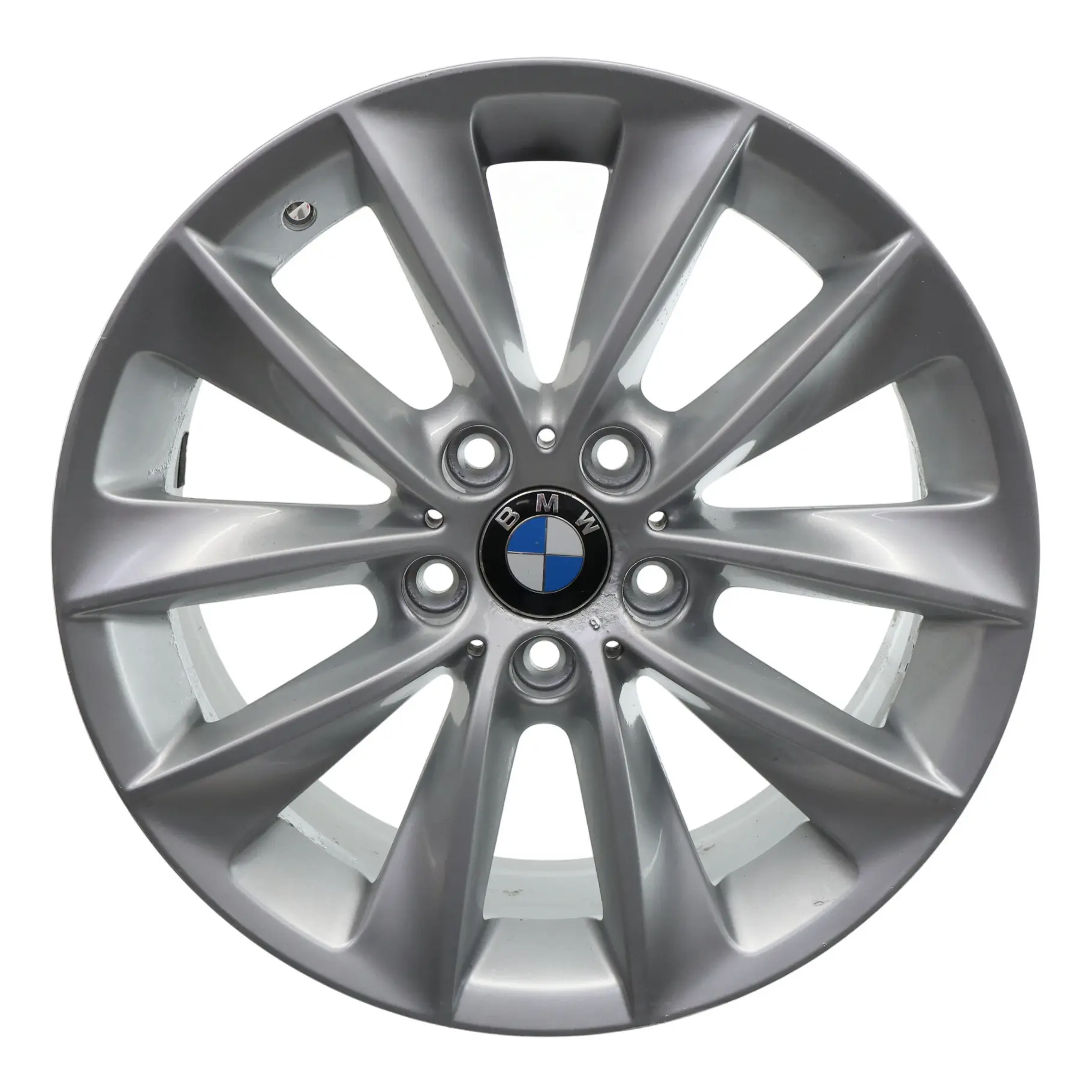 BMW F25 F26 Silver Wheel Alloy Rim 18" 8J ET:43 V Spoke 307 6787578