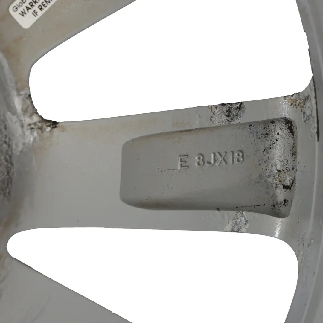 BMW F25 F26 Silberne Leicht Metall Felge 18" 8J ET:43 V Speiche 307 - SKU 6787578-2 - Teilenummer 6787578