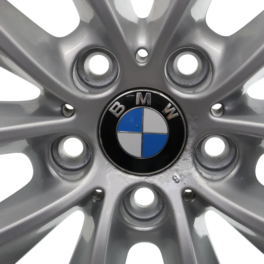 BMW F25 F26 Silberne Leicht Metall Felge 18" 8J ET:43 V Speiche 307 - SKU 6787578-2 - Teilenummer 6787578