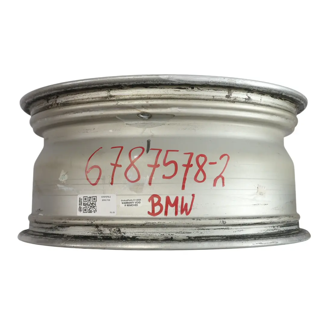 BMW F25 F26 Silberne Leicht Metall Felge 18" 8J ET:43 V Speiche 307 - SKU 6787578-2 - Teilenummer 6787578