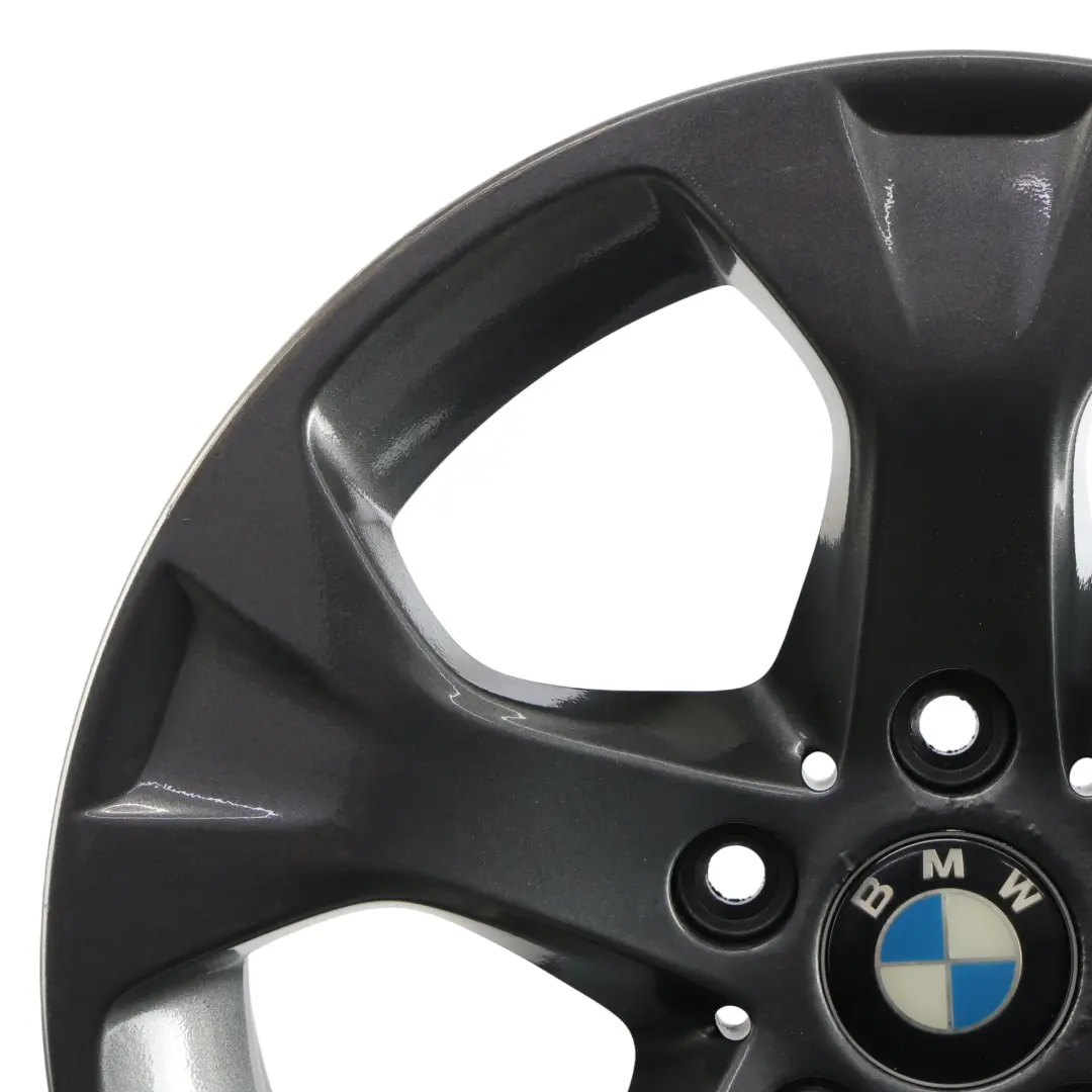 Rim Alloy Black 17" 7,5J ET:34 Star Spoke 317 to BMW X1 E84 Wheel with Part number 6789140 BMW X1 E84 Wheel Rim Alloy Black 17" 7,5J ET:34 Star Spoke 317 - SKU 6789140-10 - Part number 6789140