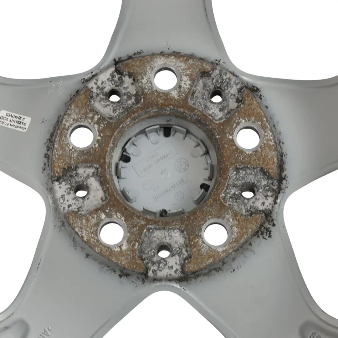 Alloy Rim 17" 7,5J ET:34 Star Spoke 317 to BMW X1 E84 Silver Wheel with Part number 6789140 BMW X1 E84 Silver Wheel Alloy Rim 17" 7,5J ET:34 Star Spoke 317 - SKU 6789140-4 - Part number 6789140