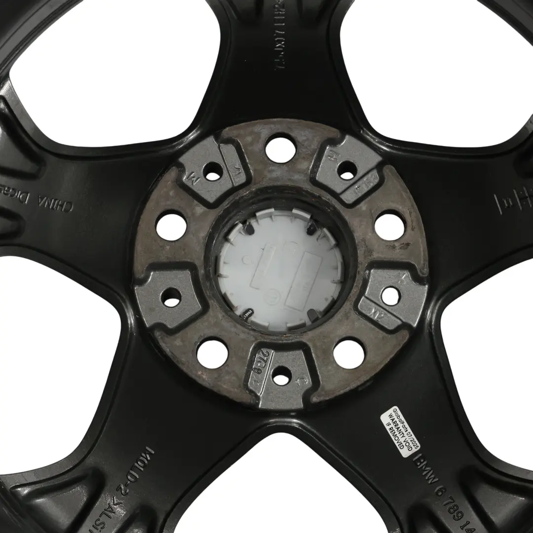 Felge Alufelge Schwarz 17" 7,5J ET:34 Sternspeiche 317 für BMW X1 E84 mit Teilenummer 6789140 BMW X1 E84 Felge Alufelge Schwarz 17" 7,5J ET:34 Sternspeiche 317 - SKU 6789140-8 - Teilenummer 6789140