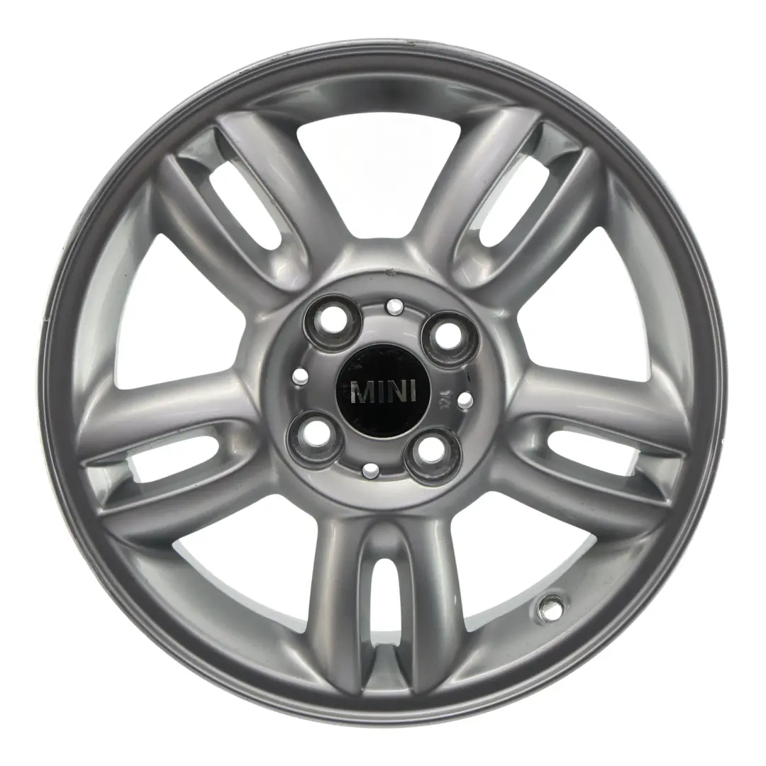 Mini Cooper R55 R56 Silver Wheel Alloy Rim 15" ET:45 5,5J 5-Star Twin Spoke 118 - SKU 6791930-1 - Part number 6791930