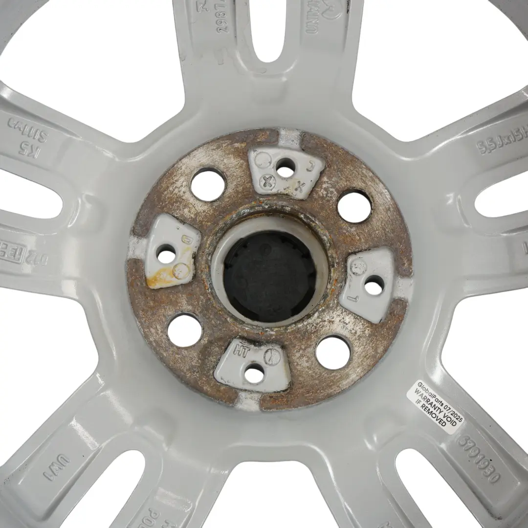 Mini Cooper R55 R56 Silver Wheel Alloy Rim 15" ET:45 5,5J 5-Star Twin Spoke 118 - SKU 6791930-1 - Part number 6791930