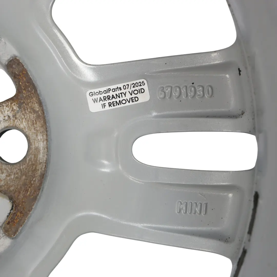 Mini Cooper R55 R56 Silver Wheel Alloy Rim 15" ET:45 5,5J 5-Star Twin Spoke 118 - SKU 6791930-1 - Part number 6791930