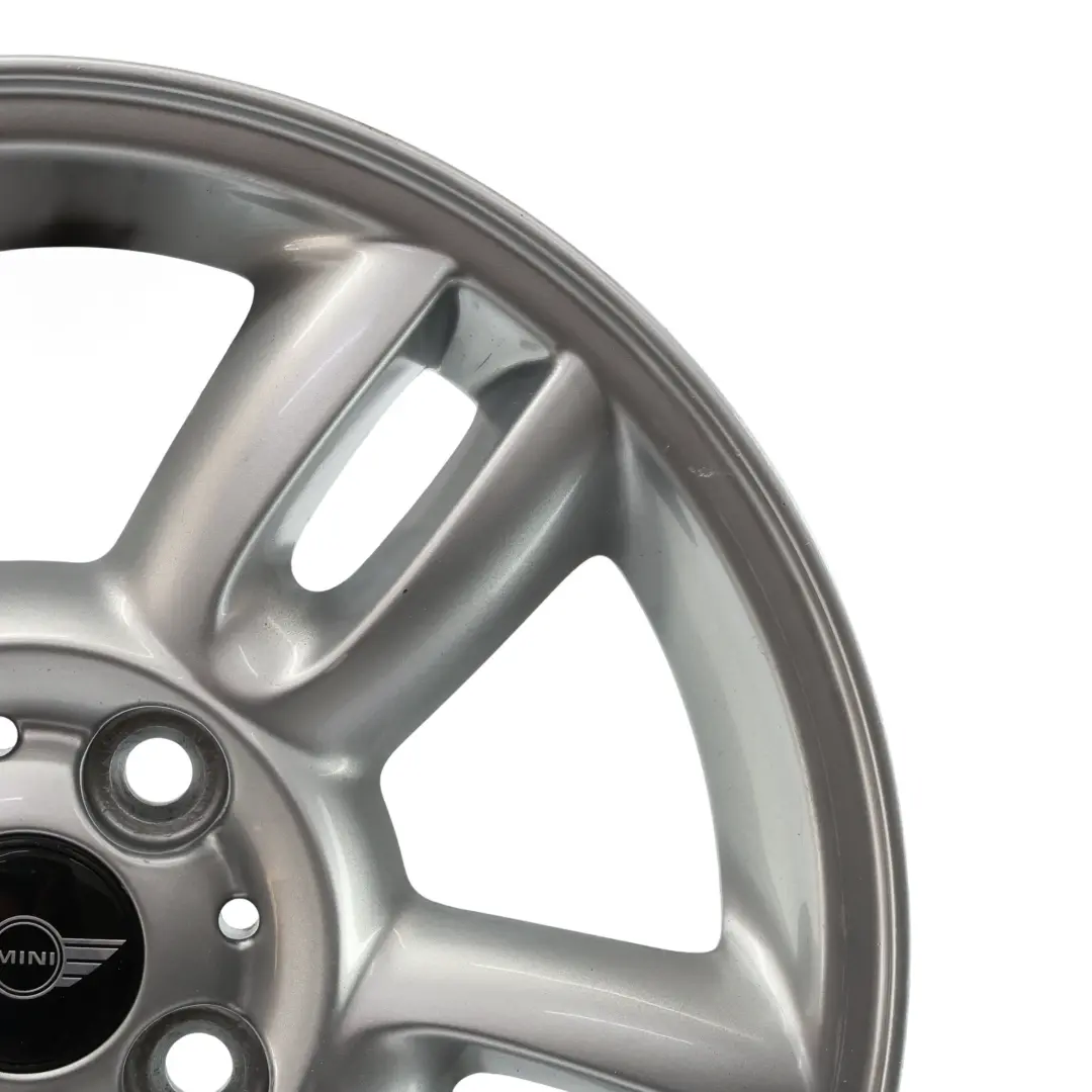 Mini Cooper One R56 Argent Jantes Alu Alliage 15" 5,5J etoile Twin Spoke 118 - SKU 6791930-2 - Numéro de pièce 6791930