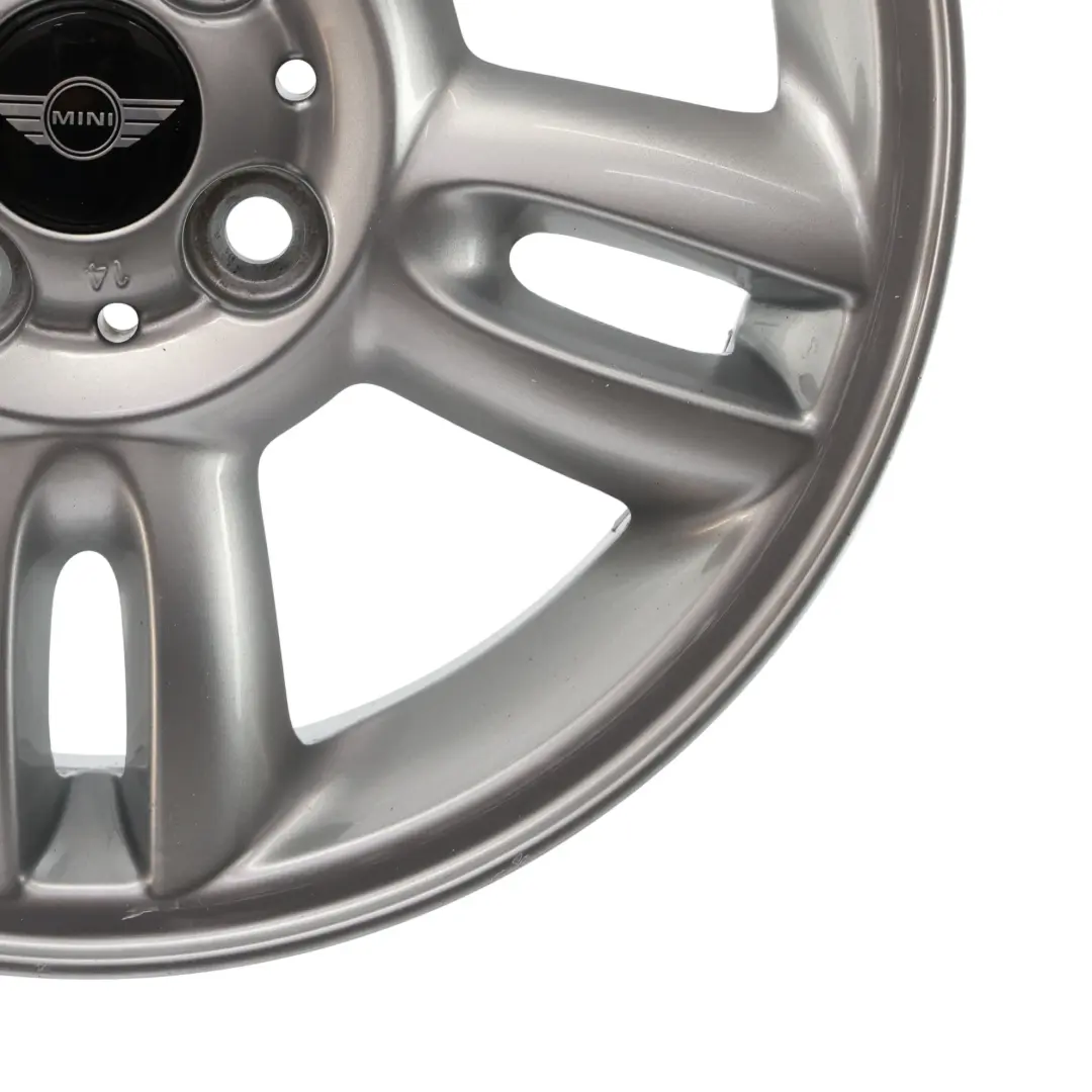 Mini Cooper One R56 Argent Jantes Alu Alliage 15" 5,5J etoile Twin Spoke 118 - SKU 6791930-2 - Numéro de pièce 6791930