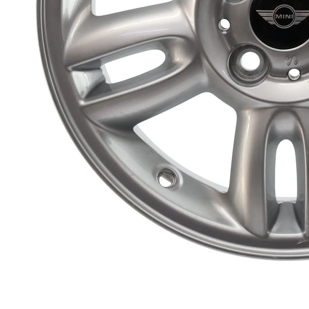 Mini Cooper One R56 Argent Jantes Alu Alliage 15" 5,5J etoile Twin Spoke 118 - SKU 6791930-2 - Numéro de pièce 6791930