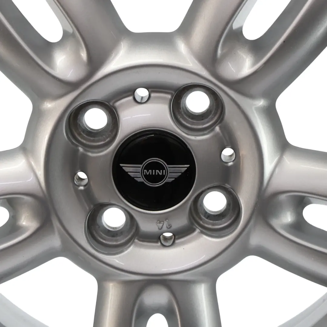 Mini Cooper One R56 Argent Jantes Alu Alliage 15" 5,5J etoile Twin Spoke 118 - SKU 6791930-2 - Numéro de pièce 6791930