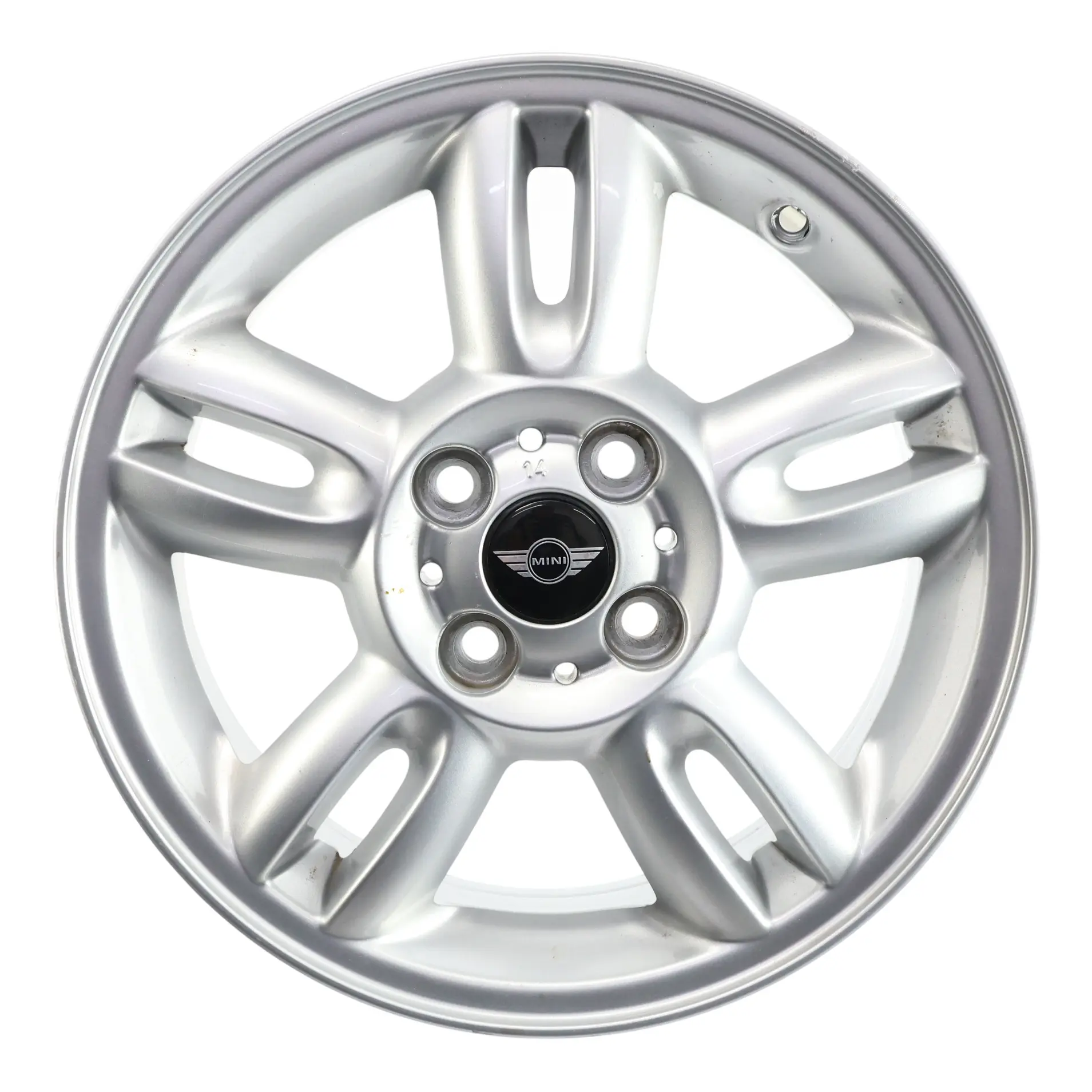 Mini Cooper R55 R56 Silver Wheel Alloy Rim 15" ET:45 5,5J 5-Star Twin Spoke 118