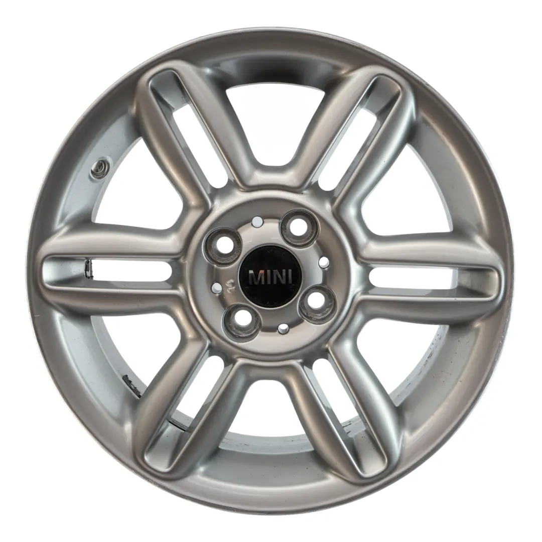 Alloy Rim 16" 6,5J 6-Star Twin Spoke 119 to Mini Cooper One R55 R56 R57 R58 Wheel with Part number 6791940 Mini Cooper One R55 R56 R57 R58 Wheel Alloy Rim 16" 6,5J 6-Star Twin Spoke 119 - SKU 6791940-1 - Part number 6791940