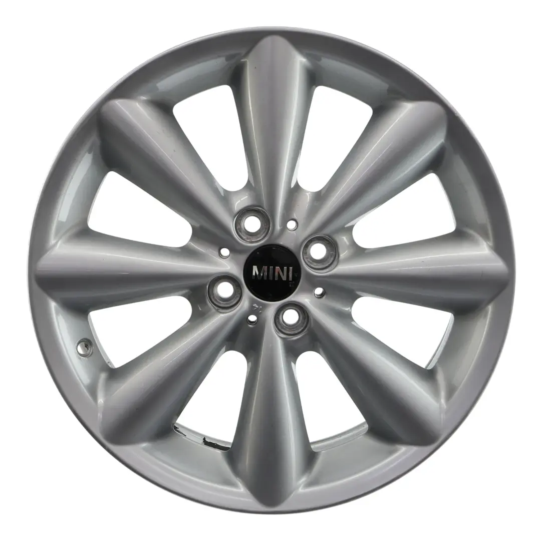 Mini Cooper R55 R56 R57 Silver Wheel Alloy Rim 17" 7J ET:48 Conical Spoke 121 - SKU 6791945-2 - Part number 6791945