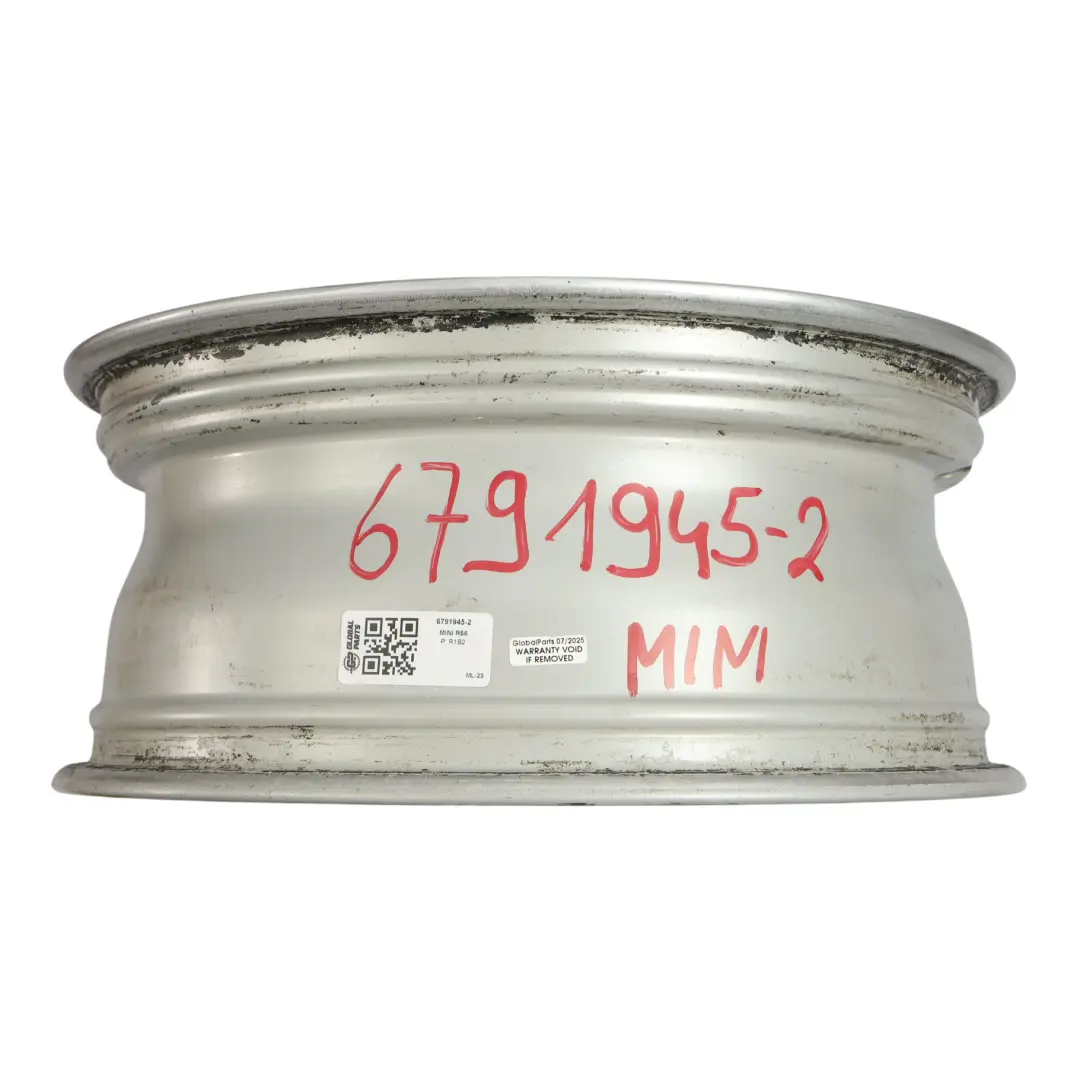 Mini Cooper R55 R56 R57 Silver Wheel Alloy Rim 17" 7J ET:48 Conical Spoke 121 - SKU 6791945-2 - Part number 6791945
