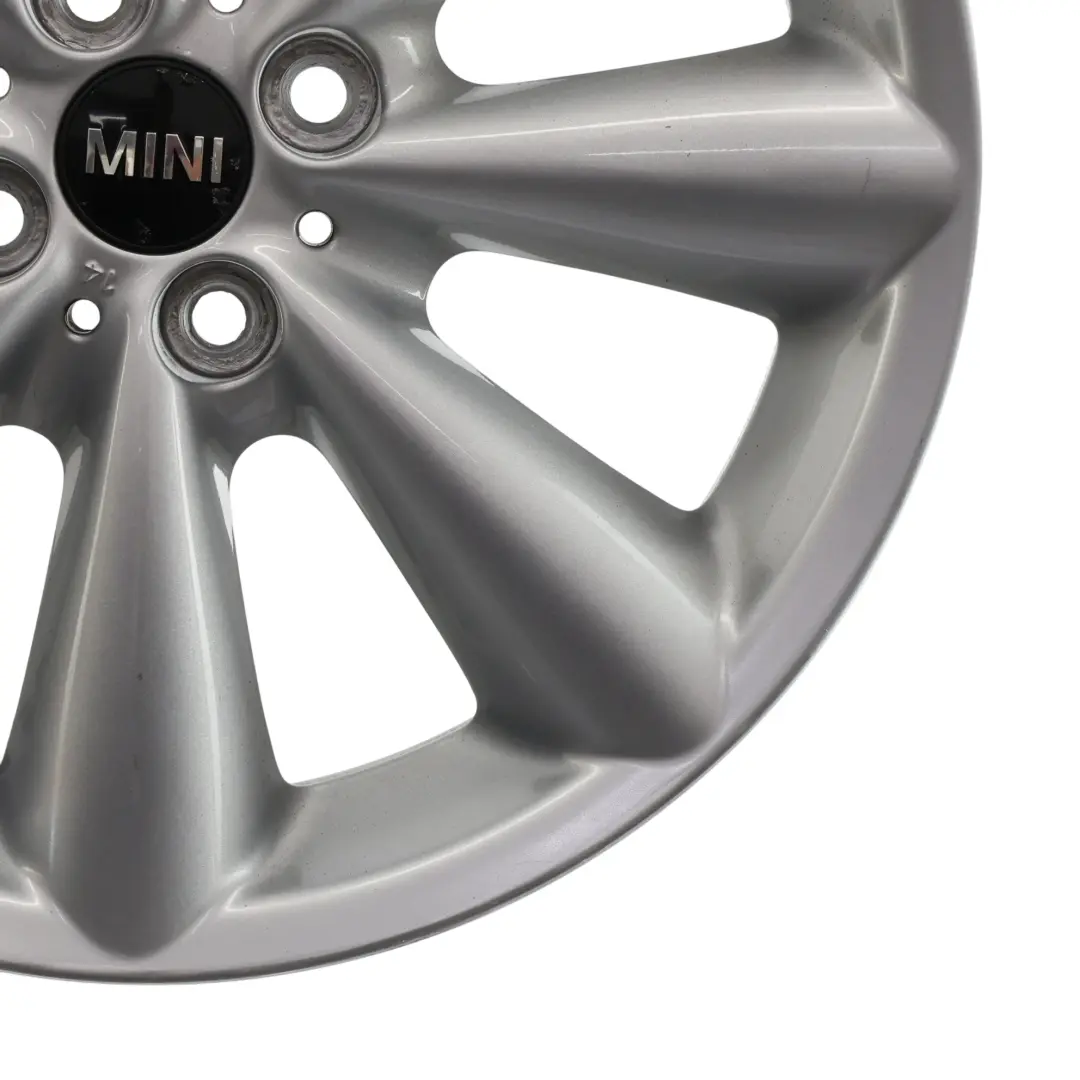 Mini Cooper R55 R56 R57 Argento Cerchio in lega 17" 7J ET:48 Raggi conici 121 - SKU 6791945-2 - Numero di parte 6791945