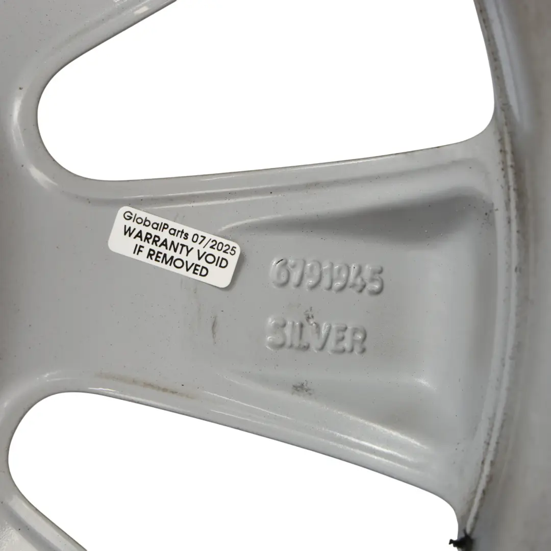Mini Cooper R55 R56 R57 Silver Wheel Alloy Rim 17" 7J ET:48 Conical Spoke 121 - SKU 6791945-3 - Part number 6791945