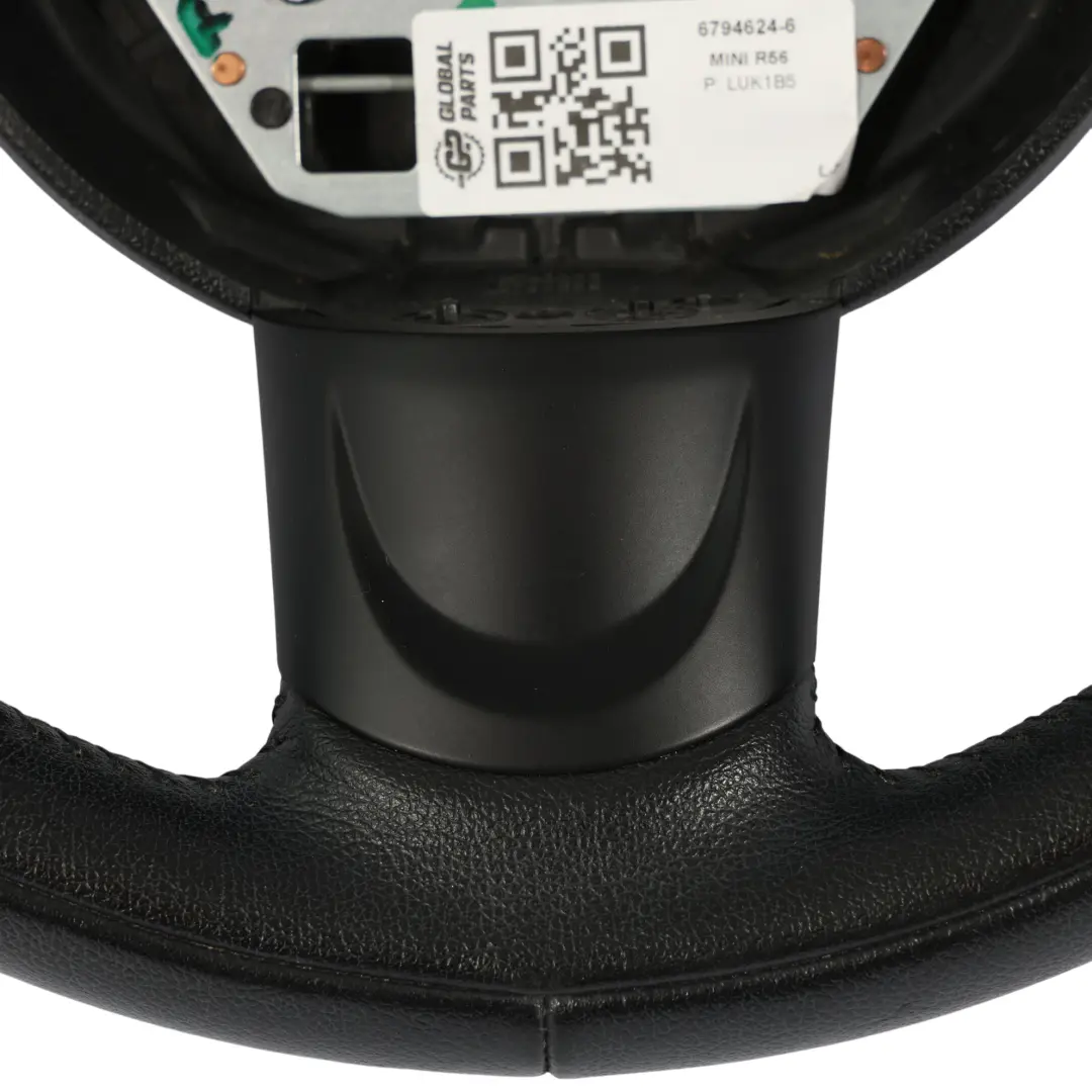 Mini Cooper R55 R56 LCI R60 Black Leather Sports Multifunction Steering Wheel - SKU 6794624-6 - Part number 6794624