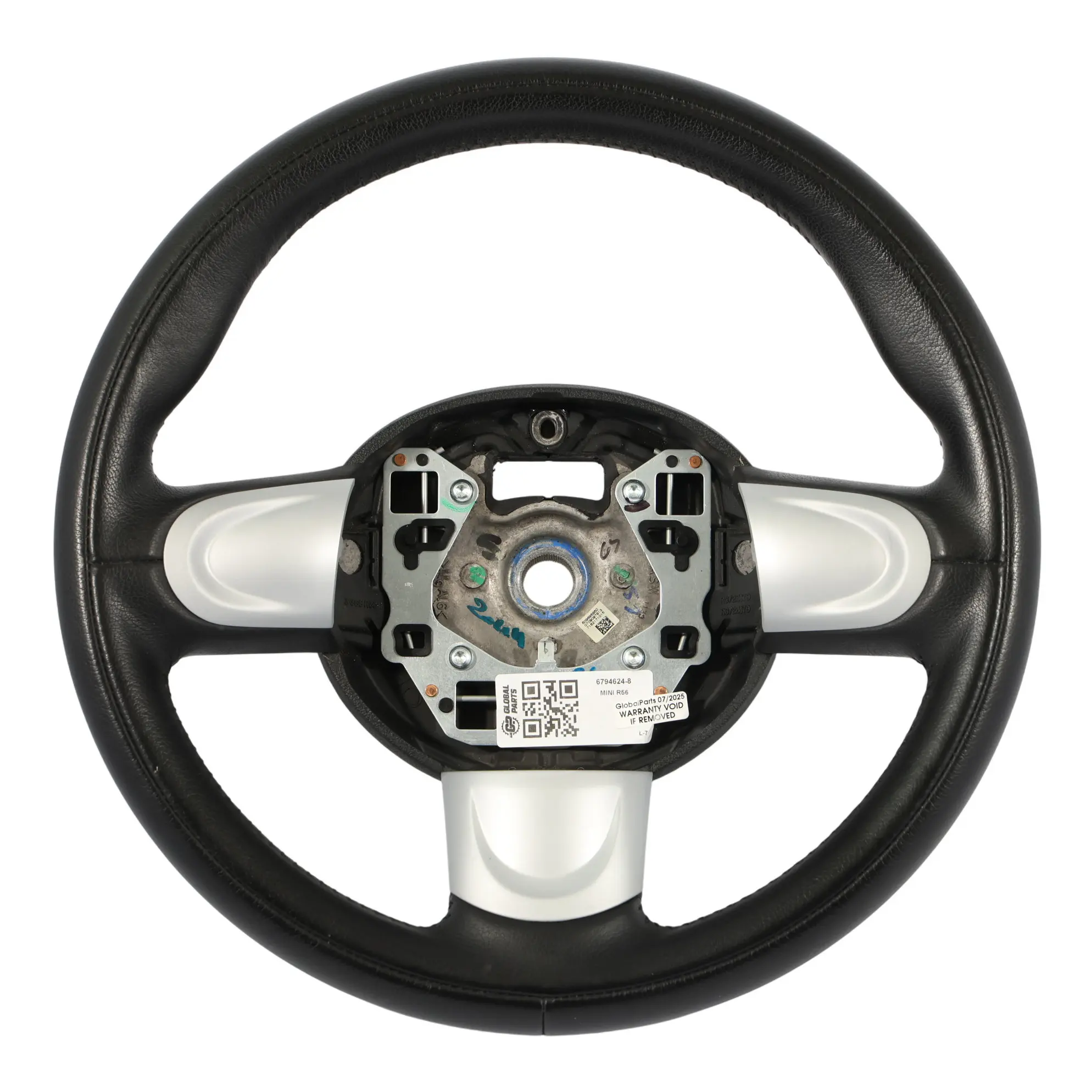 Mini Cooper One R55 R56 R57 R58 R59 R60 Black Leather Sport Steering Wheel