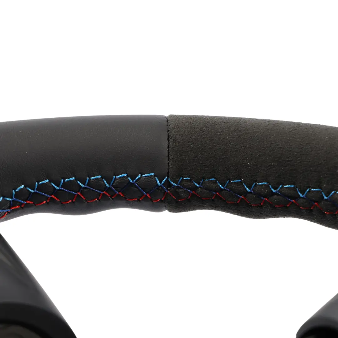 Leather / Alcantara Sport Steering Wheel Padle Shift to Mini Cooper R56 NEW Black with Part number 6794625 Mini Cooper R56 NEW Black Leather / Alcantara Sport Steering Wheel Padle Shift - SKU 6794625-4 - Part number 6794625