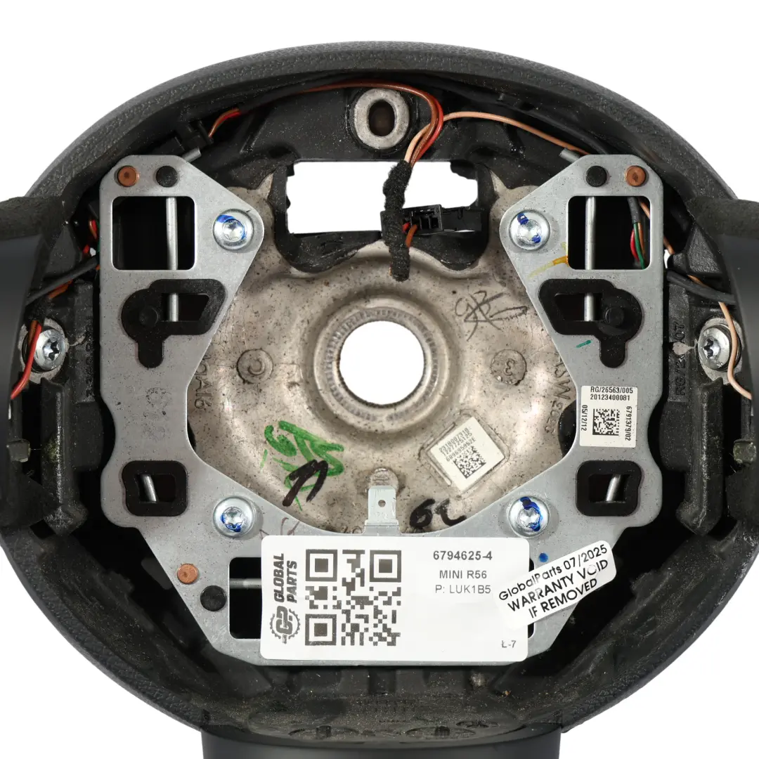 Mini Cooper One R56 R60 R61 Nuova Pelle Nera / Alcantara Volante Sportivo - SKU 6794625-4 - Numero di parte 6794625