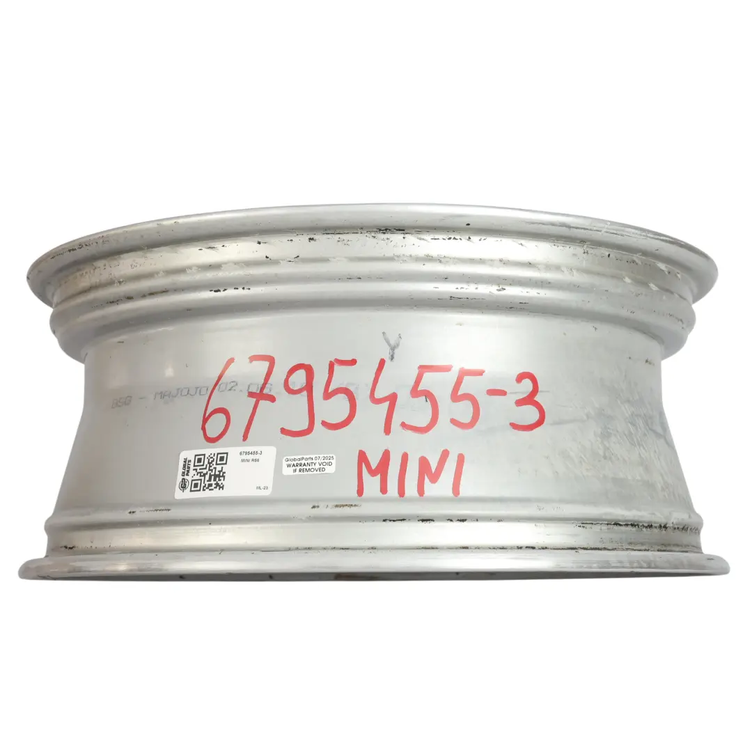 Rim Alloy 17" 7J ET:48 Stream Spoke 116 to Mini Cooper R55 R56 R57 Wheel with Part number 6795455 Mini Cooper R55 R56 R57 Wheel Rim Alloy 17" 7J ET:48 Stream Spoke 116 - SKU 6795455-3 - Part number 6795455