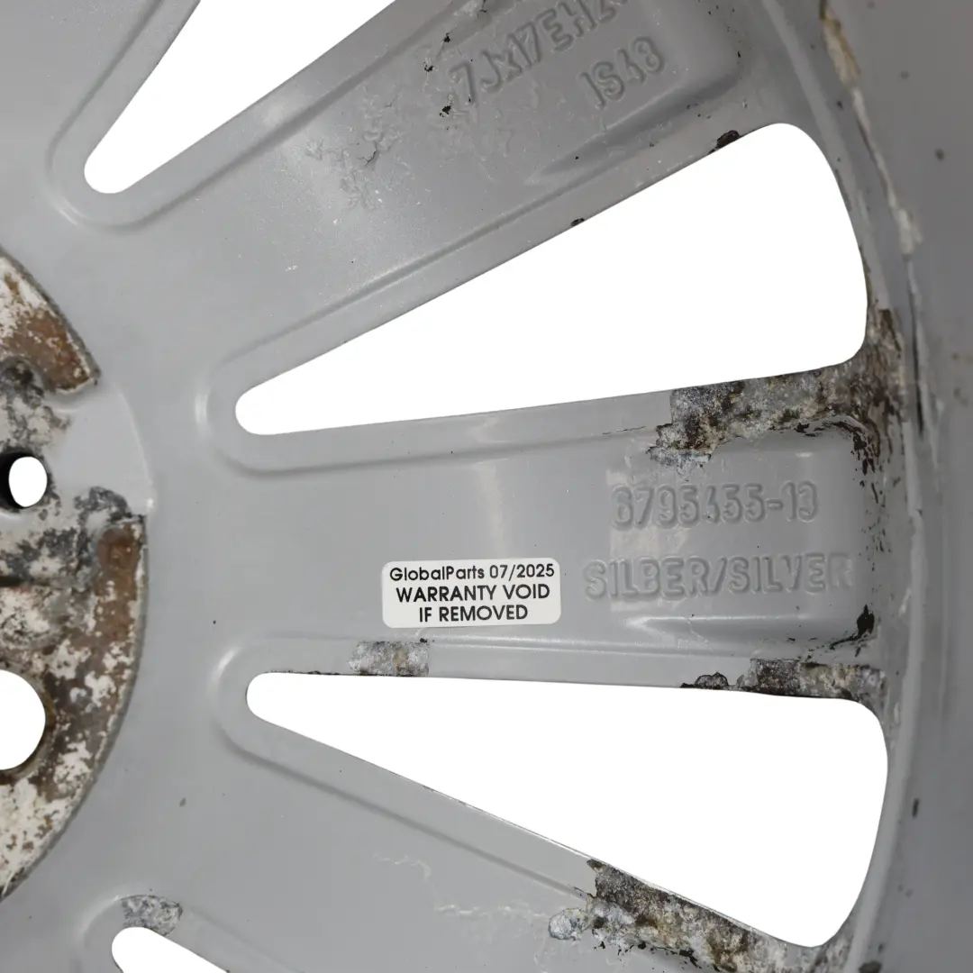 Alu Felge 17" 7J ET:48 Stream Spoke 116 für Mini Cooper R55 R56 R57 mit Teilenummer 6795455 Mini Cooper R55 R56 R57 Alu Felge 17" 7J ET:48 Stream Spoke 116 - SKU 6795455-3 - Teilenummer 6795455