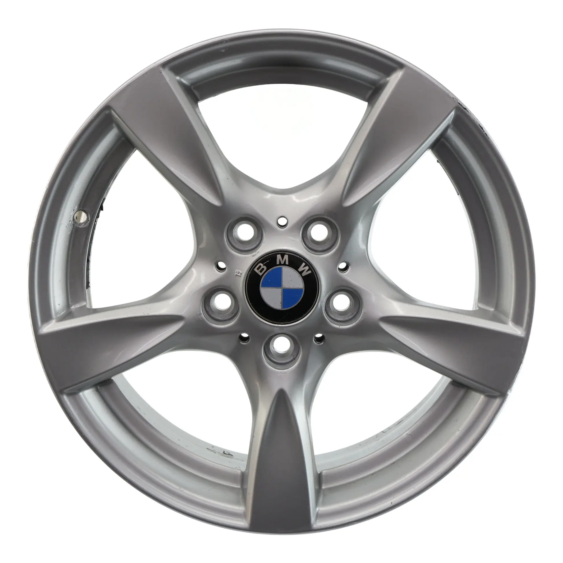 BMW E81 E82 E87 Silver Alloy Wheel Rim 17" Star Spoke 371 7J ET:47 6795561