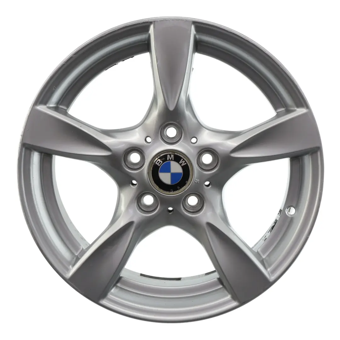 BMW E81 E82 E87 Silver Alloy Wheel Rim 17" Star Spoke 371 7J ET:47 - SKU 6795561-2 - Part number 6795561