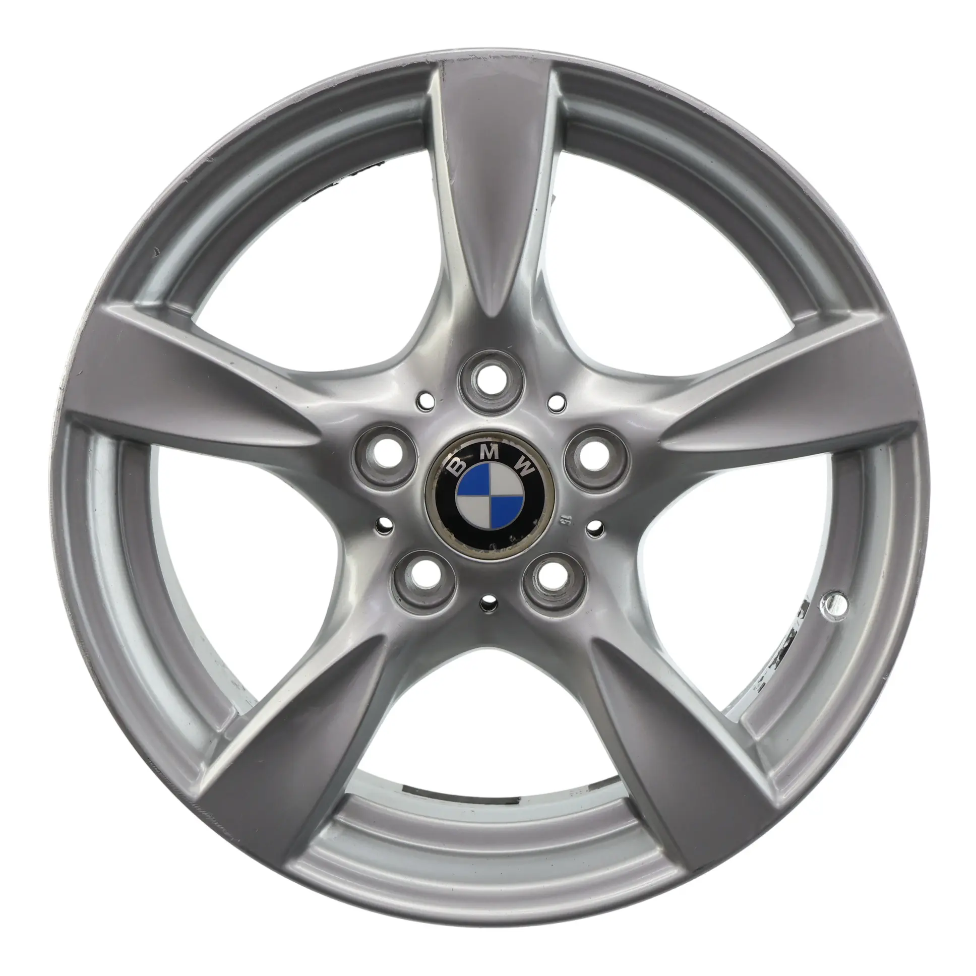 BMW E81 E82 E87 Silver Alloy Wheel Rim 17" Star Spoke 371 7J ET:47 6795561
