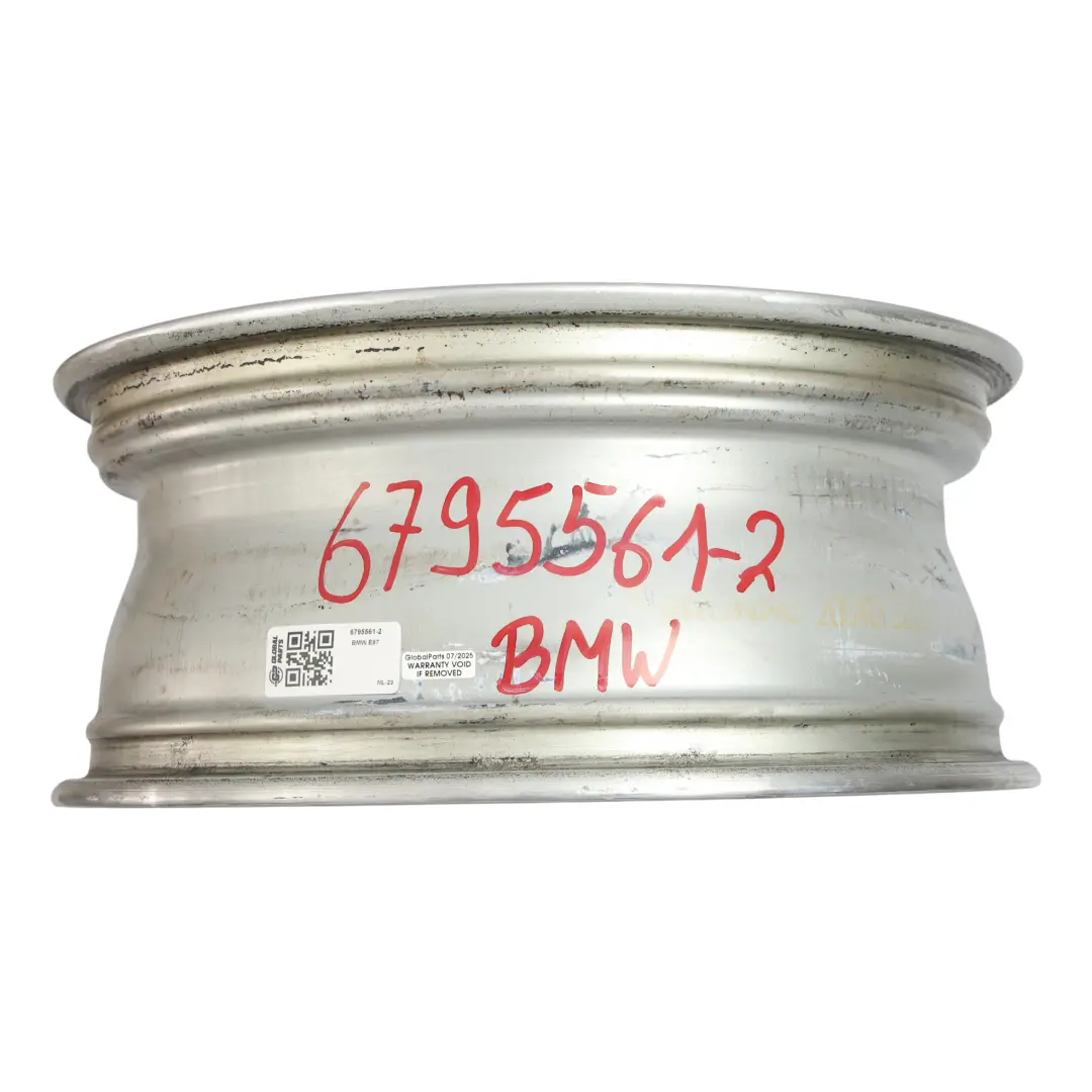 BMW E81 E82 E87 Silver Alloy Wheel Rim 17" Star Spoke 371 7J ET:47 - SKU 6795561-2 - Part number 6795561