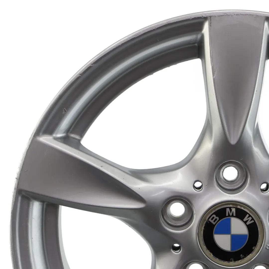 BMW E81 E82 E87 Silberne Leicht Metall Felge 17" 7J ET:47 - SKU 6795561-2 - Teilenummer 6795561